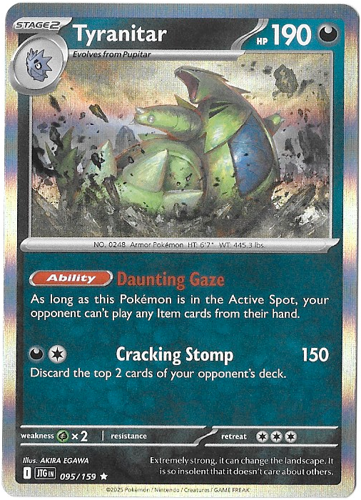 Journey Together: Tyranitar - 095/159 - Holofoil - NM