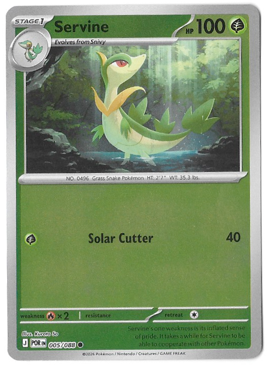 Perfect Order: Servine - 005/088 - Reverse Holofoil - NM