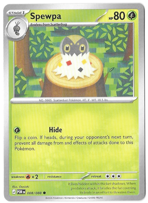 Perfect Order: Spewpa - 008/088 - Normal - NM