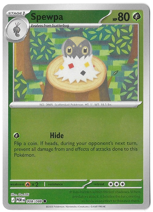 Perfect Order: Spewpa - 008/088 - Reverse Holofoil - NM
