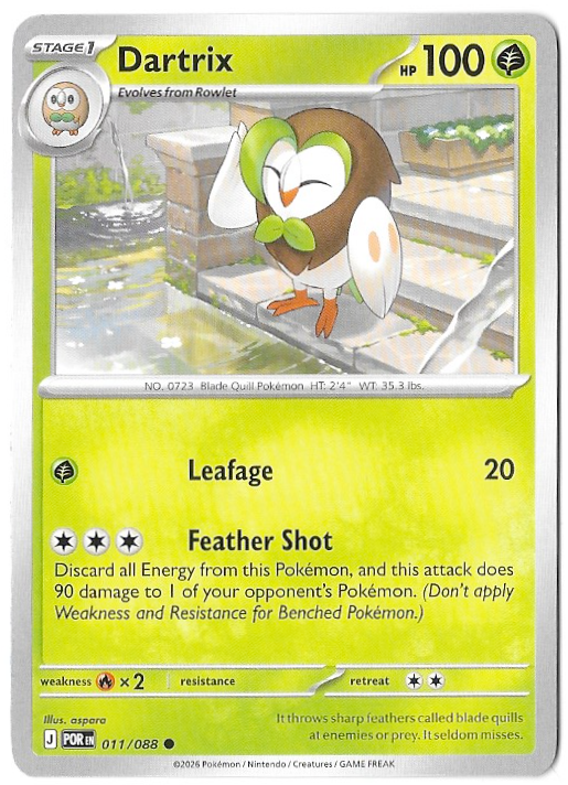 Perfect Order: Dartrix - 011/088 - Normal - NM